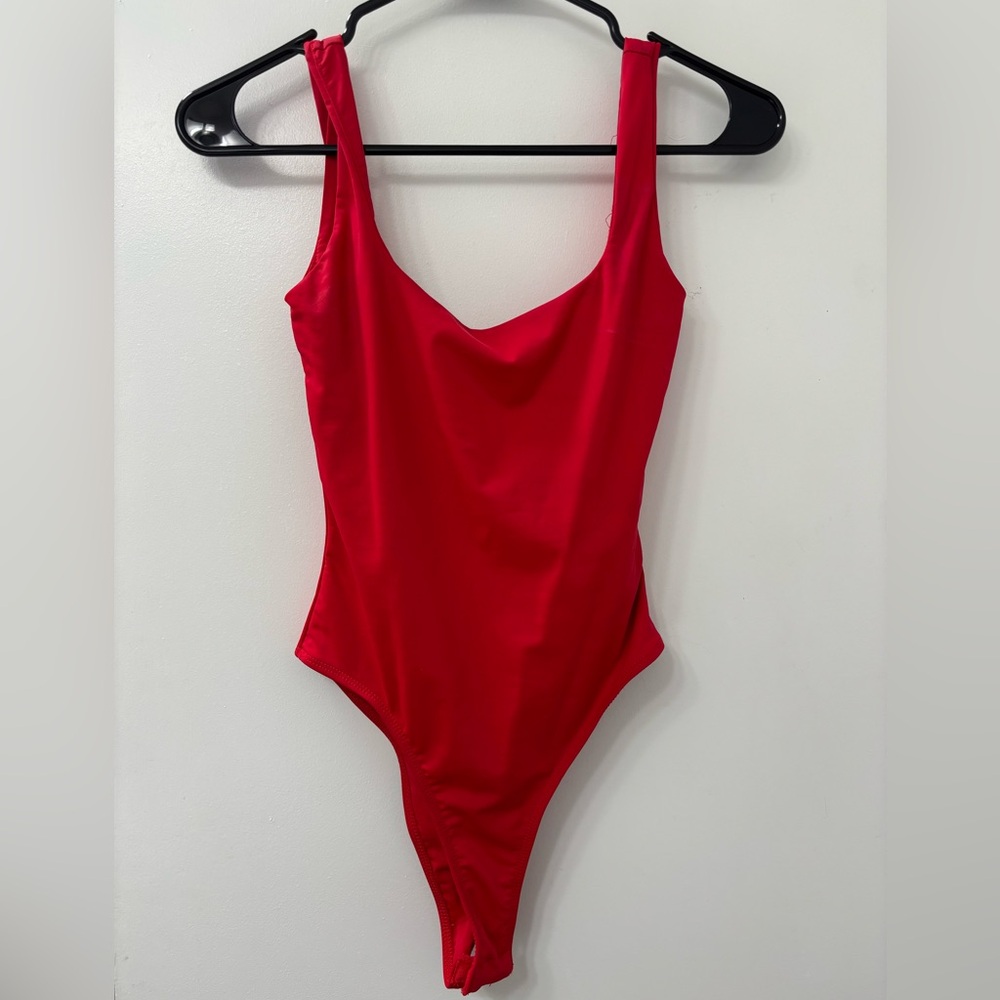 SHEIN Vibrant Red Bodysuit